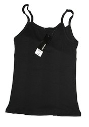 Новые женские топики, 100% хлопок, цвет: чёрный, размеры: 46-48, 50-52