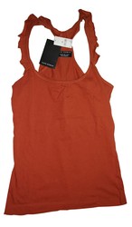 Новые женские майки-борцовки, 50% хлопок, 50% модал, цвет: коричневый